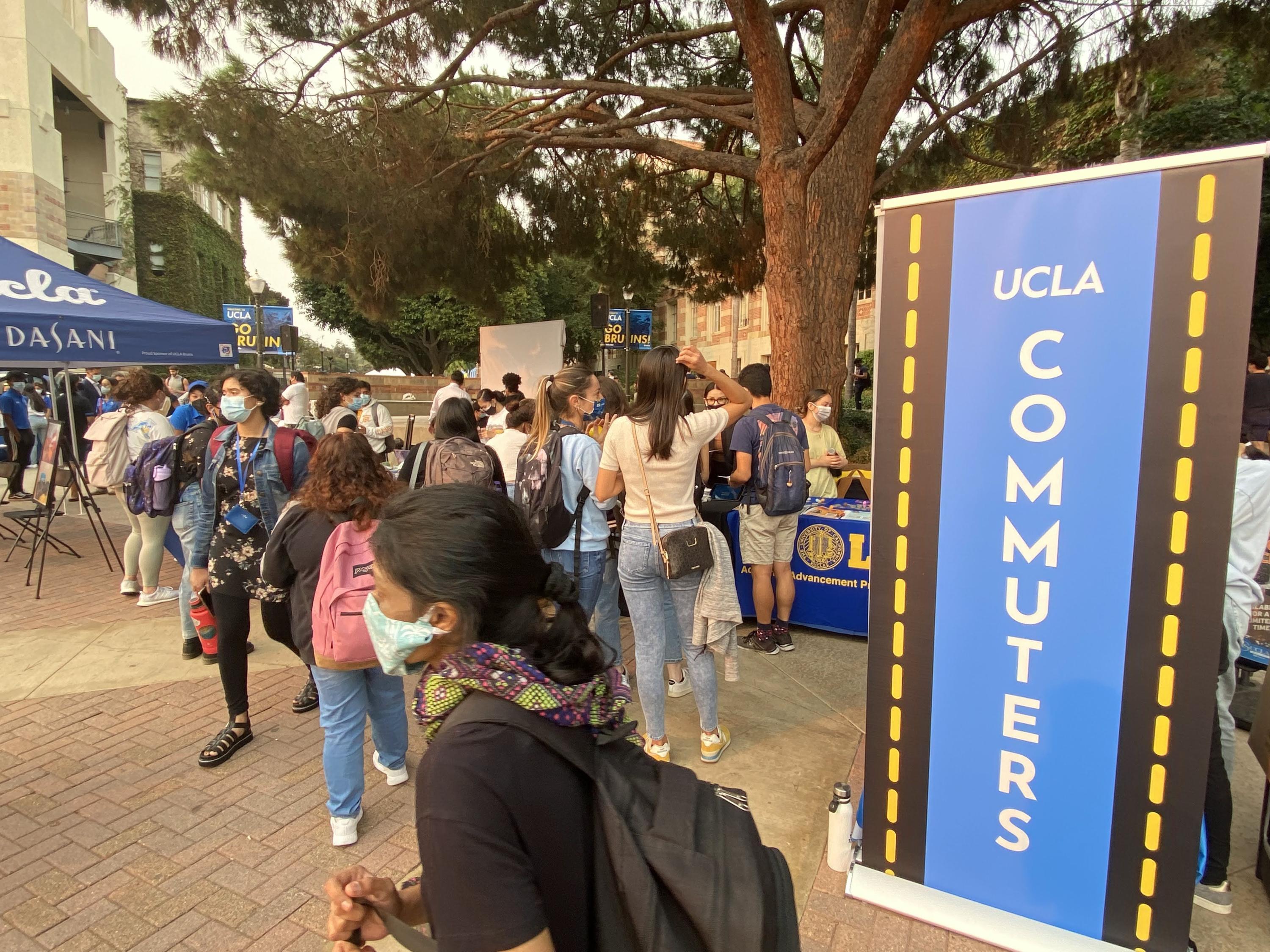 Campus Resource Fair with the Commuter Support & Programs booth